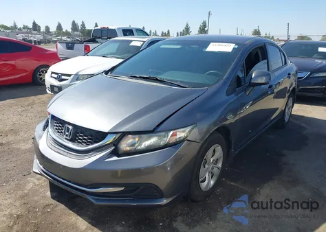 2013 Honda Civic Lx из США, поврежденный, VIN 19XFB2F58DE232216